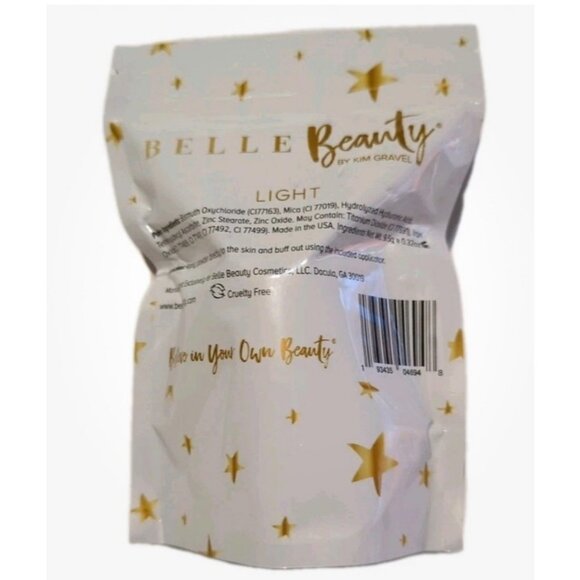 Belle Beauty Easy Peasy Powder Matte Mineral Foundation -MEDIUM TAN - New/Sealed - Picture 2 of 2